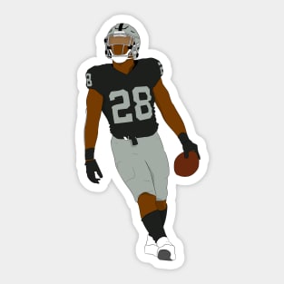 Silver and Black Sticker